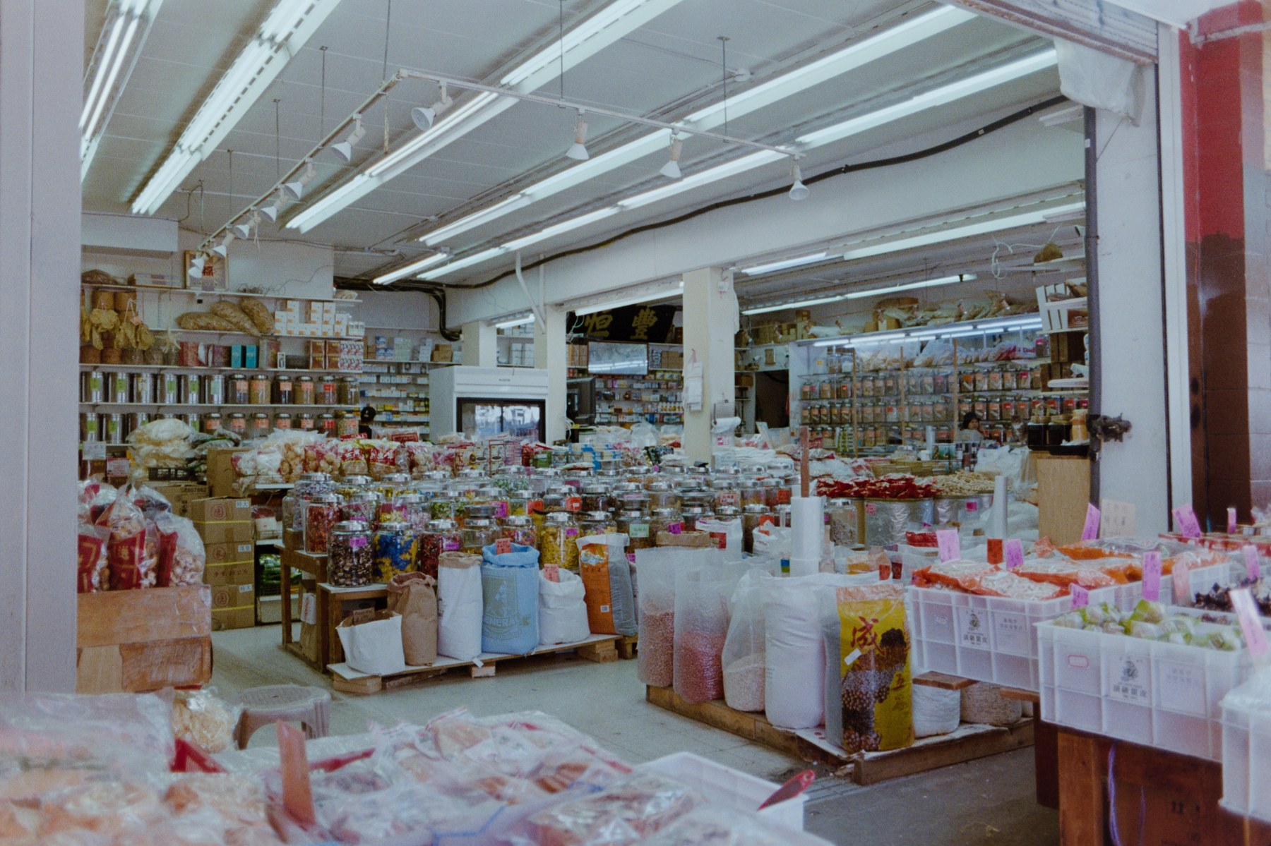 Premium international food hall representing specialty retail